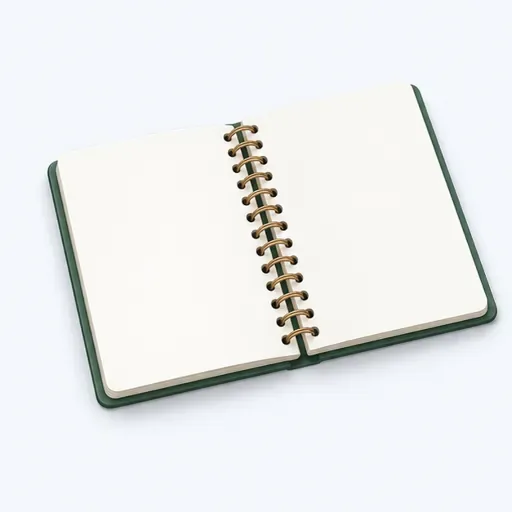 un carnet: un cuaderno