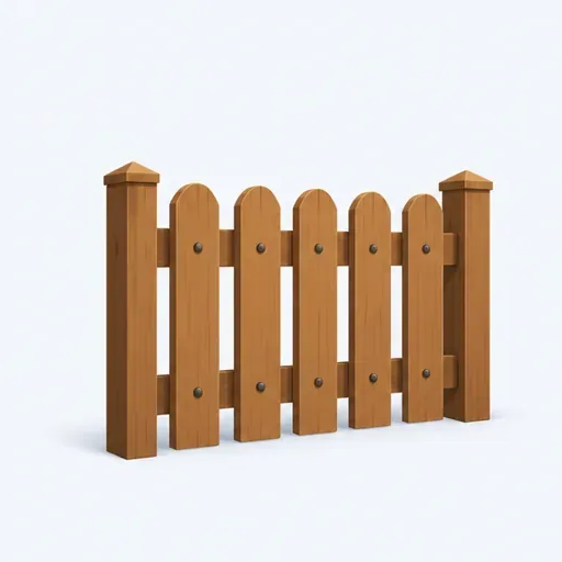 une clôture: a fence