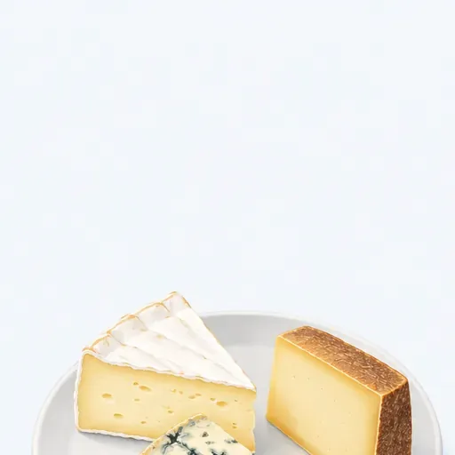 une assiette de fromages: 一份奶酪拼盘