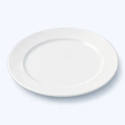une assiette: 一个餐盘