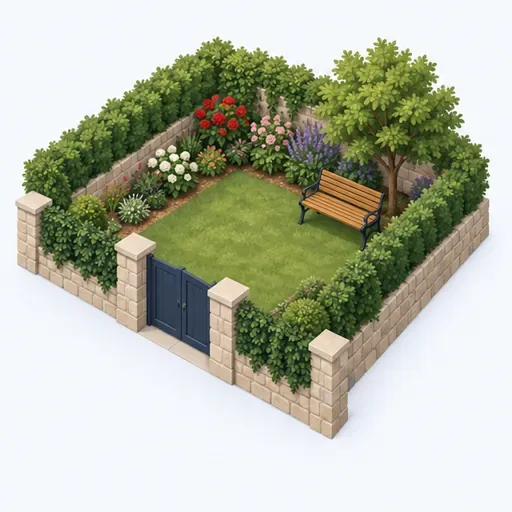 le jardin: 花园