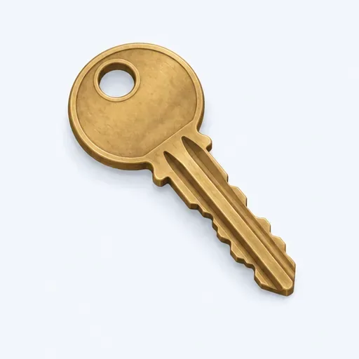 la clé: key