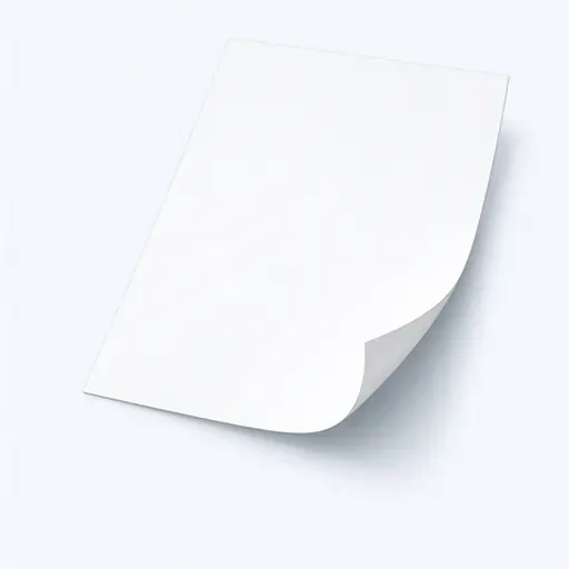 la feuille de papier: sheet of paper