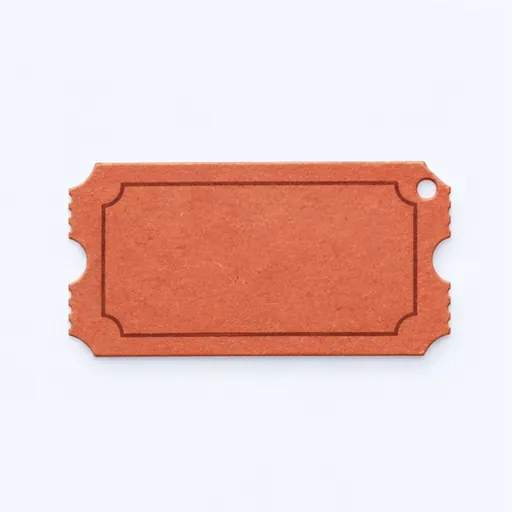 un billet de train: a train ticket
