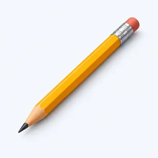 un crayon: a pencil