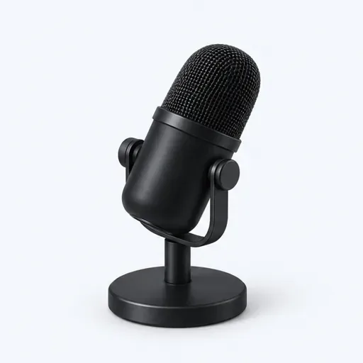 un micro: a microphone