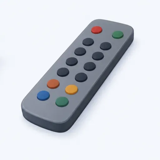 une télécommande: a remote control