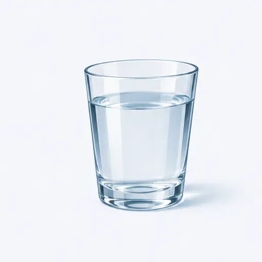 un verre d’eau: a glass of water