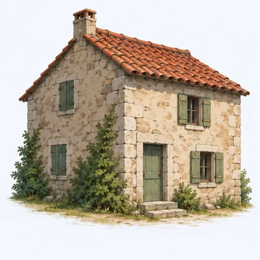 une maison ancienne: an old house