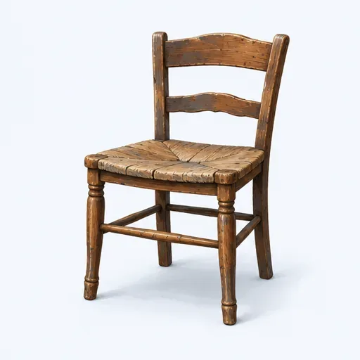 une vieille chaise: an old chair