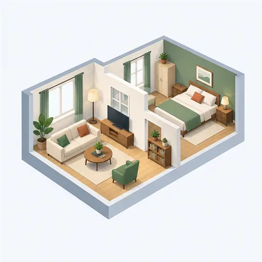 un appartement: 一套公寓