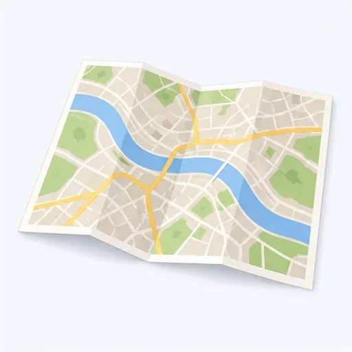 une carte: a map