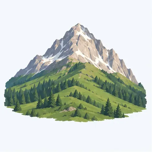 une montagne: a mountain