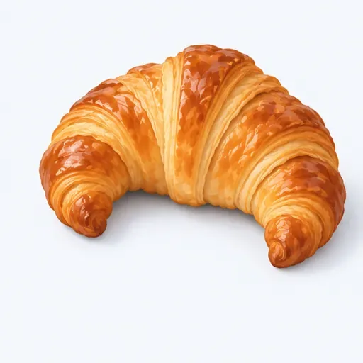 un croissant: a croissant