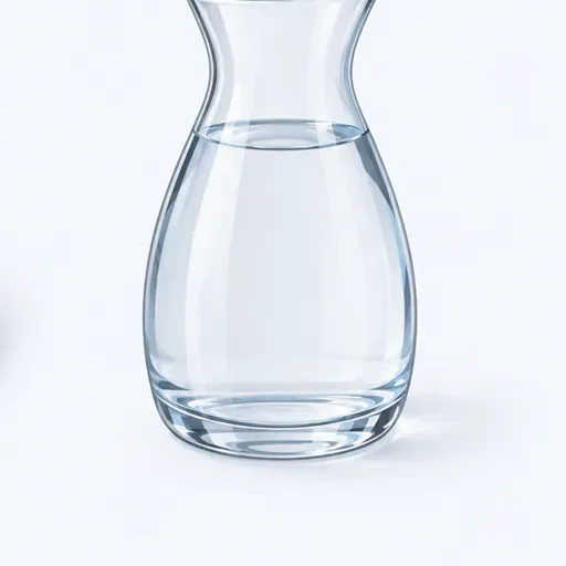 une carafe d’eau: a jug of water