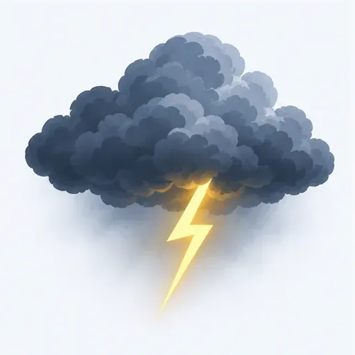 un orage: 雷暴